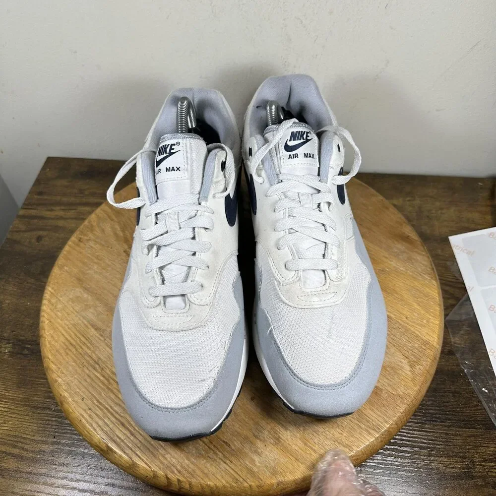 Nike Air Max 1 Shoes Mens Size 12 White Gray Black FD9082-002 Retro Sneakers_2